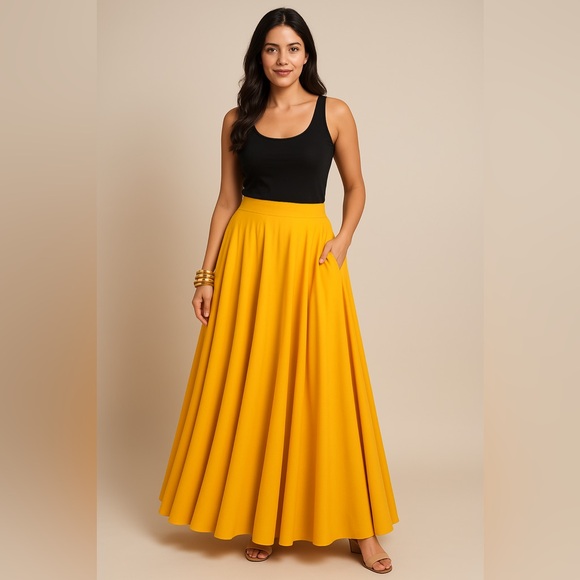 Golden Hour Maxi Skirt - Picture 4 of 11